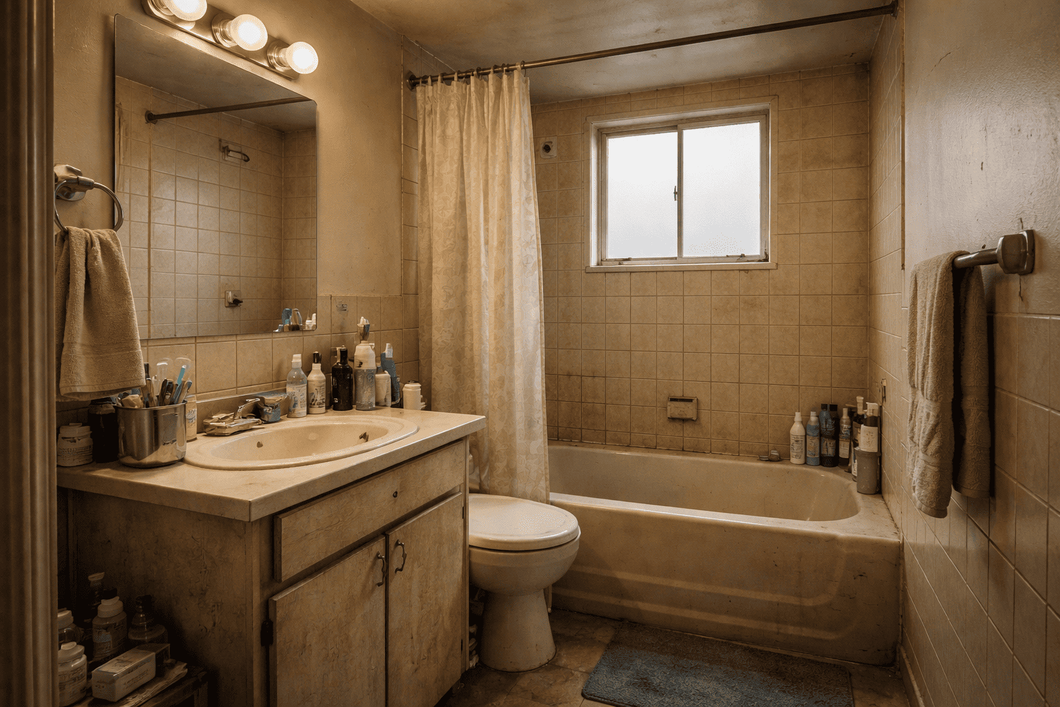 bathroom renovation – downtown edmonton before