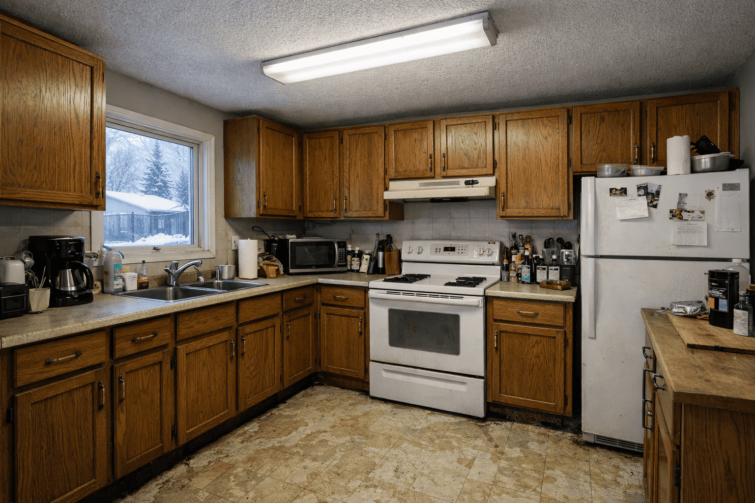 kitchen renovation – st albert before