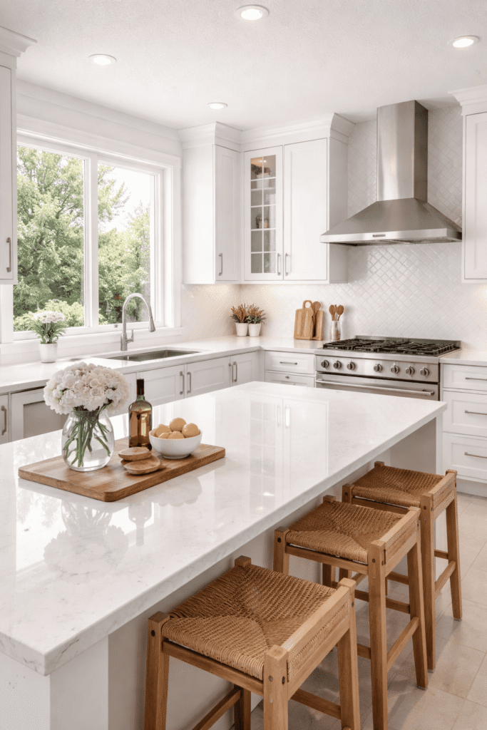 white kitchens with quartz countertops fedoriv renovation